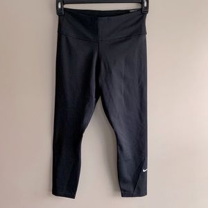 Women’s Nike Dri-fit Black Mid-rise leggings